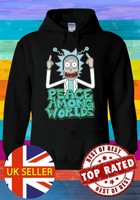 Rick & Morty Peace Among Worlds Hoodie Novelty Pullover Men Women Unisex V232