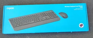 Rapoo X3500 Wireless Keyboard and Mouse UK Keyboard Layout 2.4 Ghz - Picture 1 of 5
