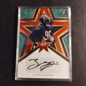 #1/5 Zacch Pickens SP Rookie Auto 2023 Wild Card Mania Bears UGA Zach - Picture 1 of 2