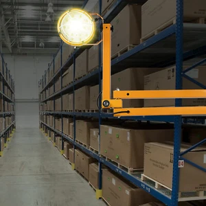 50W LED Loading Dock Light 40" Double Swing Arm Dock Light 6000 Lumen IP65 US - Picture 1 of 12