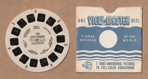 Vintage View-Master reel #188 Santa Barbara, California 1940s handwritten - Picture 1 of 1