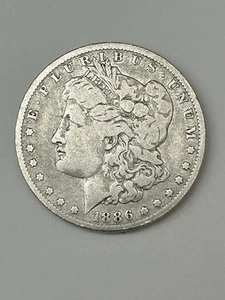 1886- 0 Morgan Silber One Dollar New Orleans Münzzeichen - Bild 1 von 6