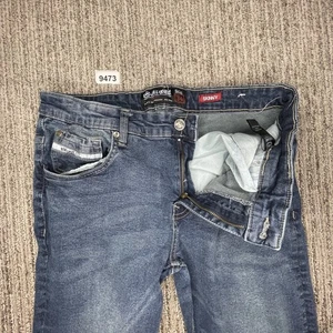 Ecko Unlimited Size 34 Men Jeans Skinny Straight Mid Rise Blue Denim - Picture 1 of 3