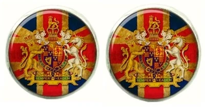 Gemelos Bandera Union Jack Bassin and Brown Vintage Para Hombre - Rojo/Blanco/Azul Foto 1 de 4