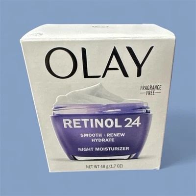OLAY Regenerist Retinol 24 Night Face Moisturizer - 1.7oz FRAGRANCE FREE (NEW) - Image 1 of 4
