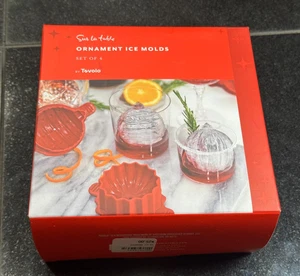 Juego de moldes de hielo adorno de Navidad mesa Tovolo Sur La nuevo caja abierta - Imagen 1 de 4