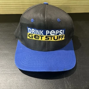 Vintage Drink Pepsi Get Stuff Pop Cola Snapback Mütze Baseball Cap - Bild 1 von 7