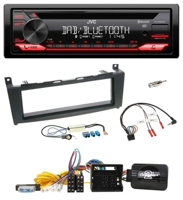 JVC CD DAB USB Bluetooth Lenkrad Autoradio für Mercedes C W204 S204 2007-2011 - Bild 1 von 4