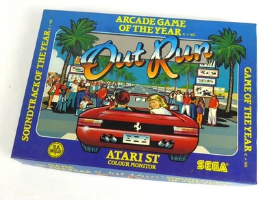 Atari ST Spiel in OVP (Big Box) -- OUT RUN (Sega/U.S. Gold) -- DISK - Bild 1 von 3