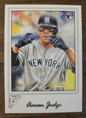 2017 Topps Gallery Gold Artist Proof #117 ~ AARON JUDGE Rookie Card  - Image 1 of 2