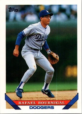1993 Topps Rafael Bournigal #651 Los Angeles Dodgers - Image 1 of 2