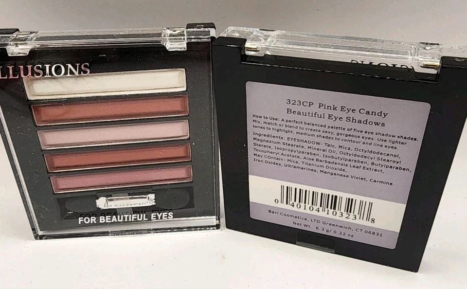 Bari Illusions For Beautiful Eyes Eyeshadow Pink Eye Candy X 2 - Image 1 of 1