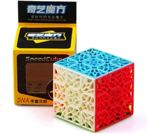 Qiyi DNA Cube 3X3 Stickerless Speed Cube Puzzle DNA 3X3X3 Stickerless Cube - Picture 1 of 12