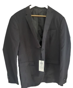JACK & JONES Men's Jprfranco Blazer Noos UK 44R Black Jacket - Picture 1 of 16