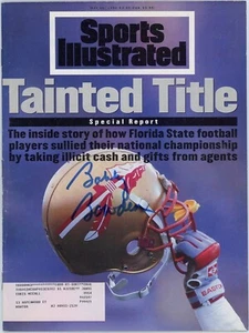 Bobby Bowden Auto Florida State 1994 Tainted Sports Illustrated SI Issue Proof - Picture 1 of 2