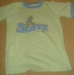 Life Is Good - Kids size small boys 5-6 skate boarding t-shirt - Picture 1 of 3