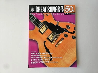 ♫ Partition / Songbook - Great songs of the 50s for guitar (guitare) ♫ - Photo 1/4