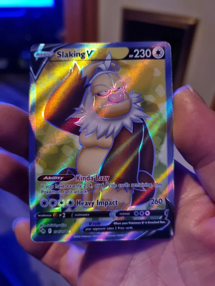 Pokemon Go Slaking V 077/078 Ultra Rare Textured foil  - Image 1 of 1