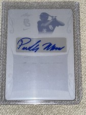 PARKER MEADOWS 2017 LEAF PERFECT GAME AUTOGRAPH MAGENTA PRINT PLATE #1/1 TIGERS