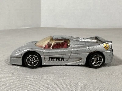 Matchbox Ferrari F50 Gray 1:59, 1:64 scale 1995 - Image 1 of 4
