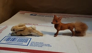 Fox & Rabbit Kunstler Schutz Wagner Flocked Only 1 Label  Monkey Head PhotosDesc - Picture 1 of 10