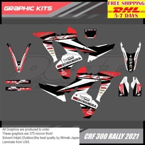 V26 Stickers Kit For Honda CRF 300 Rally 2021 Motocross Graphics Bike Decals crf - Bild 1 von 17