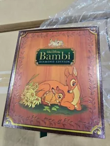 WALT DISNEY BAMBI DIAMOND LIMITED EDITION DVD BOX SET with COA (NEW IN BOX) - Picture 1 of 5