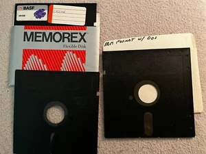Three 5.25" Floppy Computer Program Disks-Dazzle-IBM Format w/ DOS - Picture 1 of 4