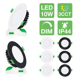 Foco empotrable LED de 10W Ultraplano Spot regulable Lámpara de techo empotrada 6 - Imagen 1 de 12