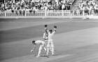 Ray Illingworth, Brian Taber 1968 3Rd Test Match - Eng V Aust Old Cricket Photo