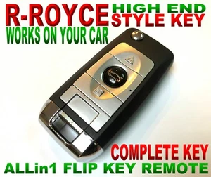 R.R. STYLE FLIP REMOTE FOR 04-07 NISSAN MAXIMA J31 KEYLESS CHIP KEY FOB RFID D2 - Picture 1 of 4