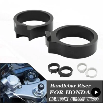 For Honda CBR1100XX Super Blackbird CBR600F VFR800 Handle Risers 43mm Riser - Image 1 of 4