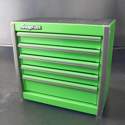 Snap-on Miniature Tool Box micro roll cab green Unused JP - Image 1 of 4