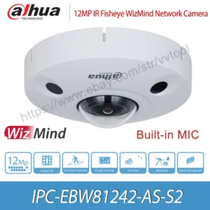 Cámara IP panorámica de audio bidireccional Dahua IPC-EBW81242-AS-S2 12 MP H.265 POE IP67 - Imagen 1 de 4