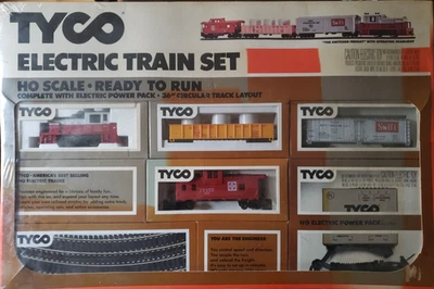 Tyco Electric Train HO Scale 36" Circular Track-Power Pack-As New Factory Sealed - Image 1 of 4
