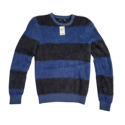 I.N.C. Suéter de rayas difusas azul marino XS para hombre Foto 1 de 4