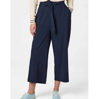 Новый с Ярлыками Helly Hansen женщин Sz: L темно-синий широкие ноги сирена Culotte брюки 34076-597 - Изображение 1 из 4