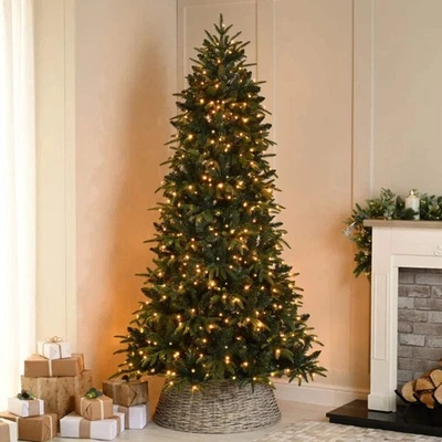 FESTIVE Firefly Christmas Tree Pre Lit with Warm White LED's - various sizes