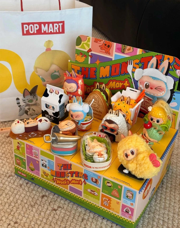 Authentic POP MART LABUBU THE MONSTERS Wacky Mart Series Confirmed Figure Toy - Image 1 of 1