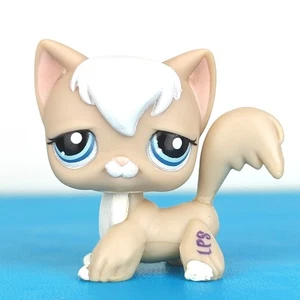 Authentic Littlest Pet Shop #1047 Long Hair Angora Cat / Original Hasbro LPS - Bild 1 von 3