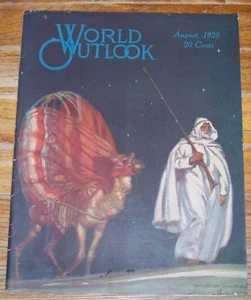 World Outlook Magazine August 1920 Immigrants Bowery Hobo The Sahara Kansas - Picture 1 of 1
