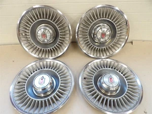 CHEVY MONTE CARLO 1981 WHEEL COVER HUB CAP SET EXCELLENT CONDITION 40-rib type - Picture 1 of 11
