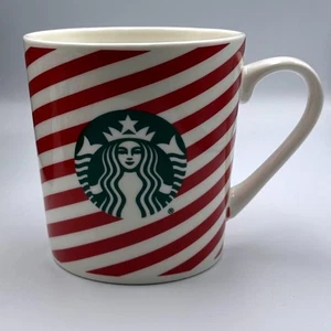 Starbucks 2019 Red White Candy Cane Stripe Holiday Mug 18oz - Picture 1 of 4