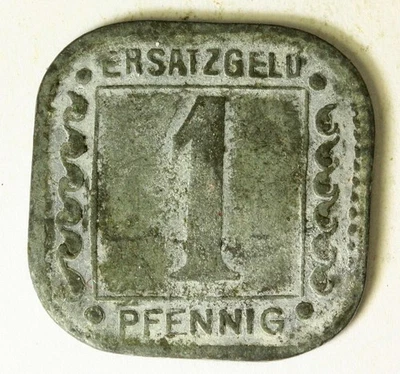 GERMANY (Ludwigshafen am Rhein) 1 Pfennig 1918 - Zinc - Notgeld - F/VF - 2764 - Image 1 of 2