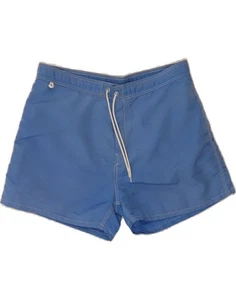 SUNDEK Mens Swimming Shorts Medium Blue Colourblock Nylon CO04 - Imagen 1 de 4