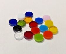 1/2" Precut Stained Glass Circles for Fusing & Mosaic - Coe 90 - Fusible