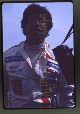 Mario Andretti - 1978 Ontario Motor Speedway - Vintage Race Slide - Image 1 of 3