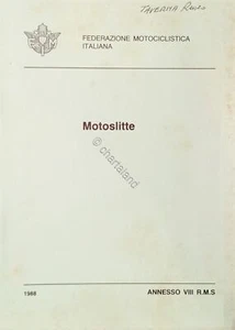Federazione Motociclistica Italiana R. M. S. - Motoslitte - ed. 1988 - Foto 1 di 1