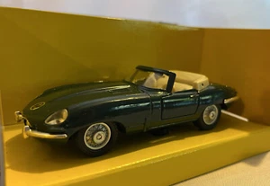 New Jaguar E Type Maisto Power Racer 1/37 Model Car 4.5" Long Vintage - Picture 1 of 11
