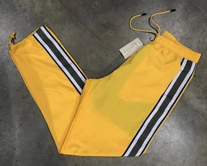 Karl Kani Polyester Track Pants In Yellow Sz. M  NWT 100% Authentic! RARE!! - Picture 1 of 12